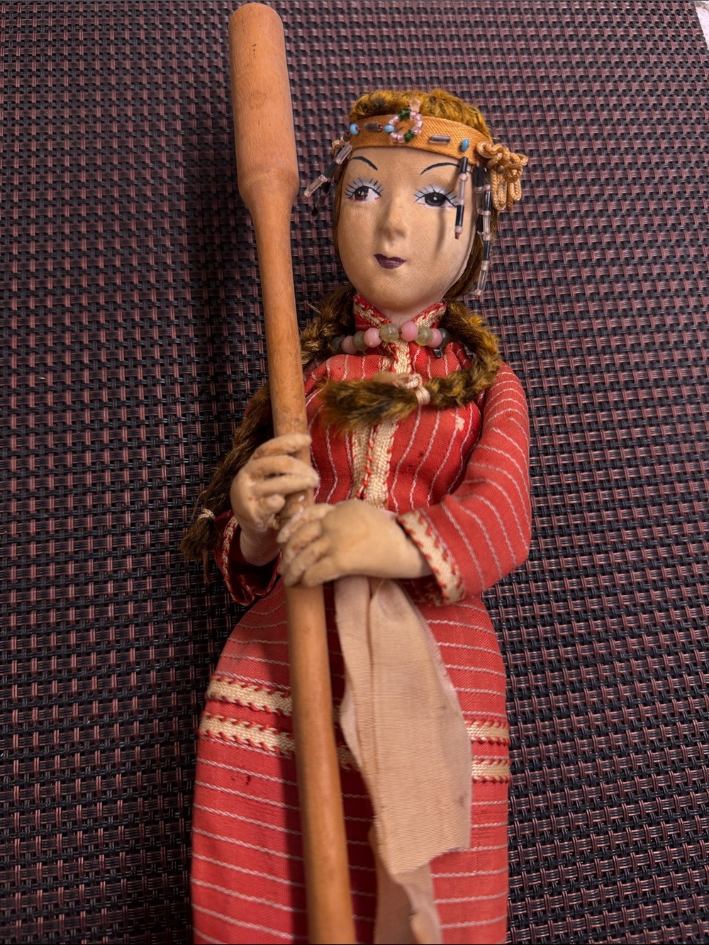 Handmade Primitive Taiwanese Ethnic Doll: During Japanese Occupation (1895-1945)